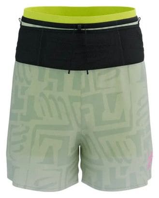 Culotte Trail <p> <strong>Racing 2 en</strong></p>1 Compressport Verde/Amarillo