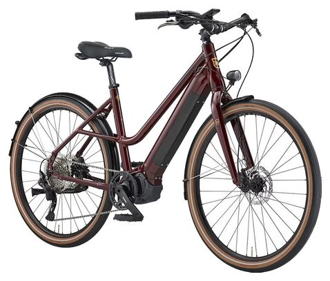 Produit Reconditionné - Vélo de Ville Électrique Kona Ecoco DL Shimano Deore 10V 500 Wh 27.5'' Rouge Pinot Noir