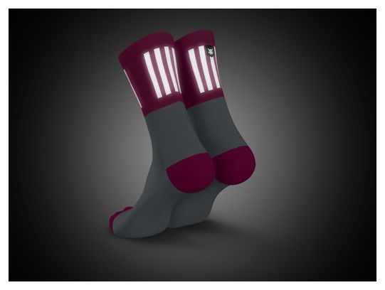 Calze da corsa Incylence High-Viz V3 Rosa fluorescente