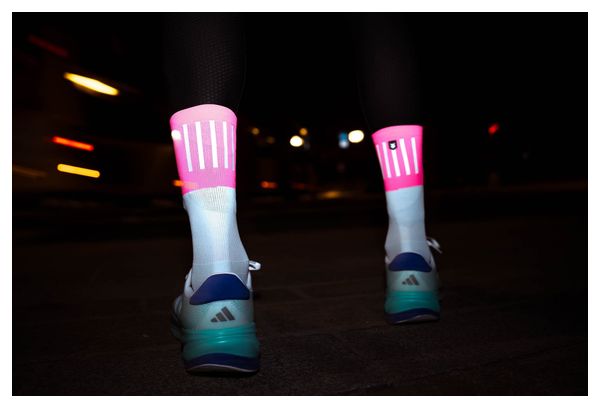 Calze da corsa Incylence High-Viz V3 Rosa fluorescente