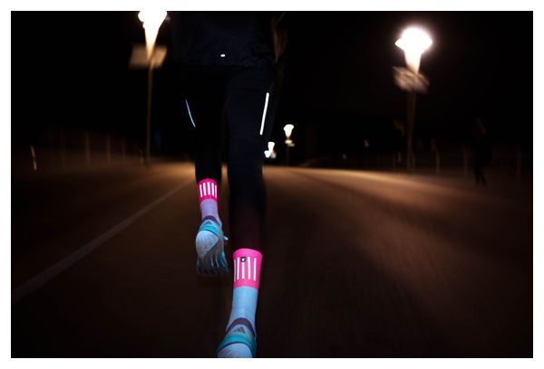 Calze da corsa Incylence High-Viz V3 Rosa fluorescente