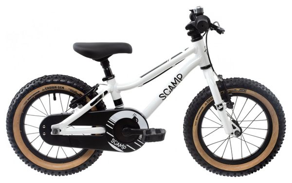 SCAMP Kinderfahrrad 14'' SmallFox 14 Fahrrad Weiß