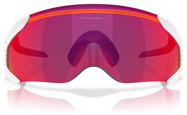 Lunettes Oakley Velo Kato - Matte White / Prizm Road / Ref : OO9501-0252