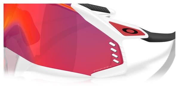 Lunettes Oakley Velo Kato - Matte White / Prizm Road / Ref : OO9501-0252