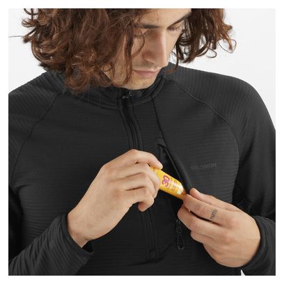Salomon Essential Lightwarm Nero Uomo 1/2 Zip Top