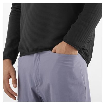 Salomon Essential Lightwarm Nero Uomo 1/2 Zip Top