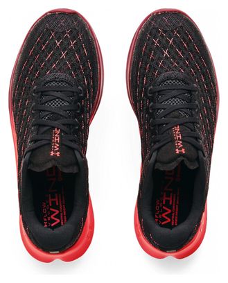 Running shoes Under Armor Flow Velociti Wind Colorshift Black Red Mens