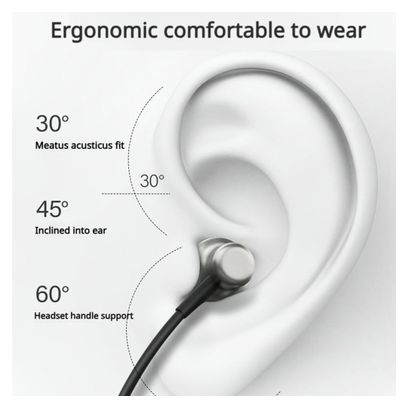 LENOVO XE05 MAX Ecouteurs Bluetooth Sport Aimantés - Noir