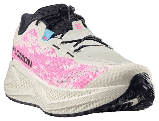 Scarpe da corsa Salomon Aero Glide 4 GRVL Bianco/Rosa Uomo