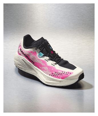 Scarpe da corsa Salomon Aero Glide 4 GRVL Bianco/Rosa Uomo