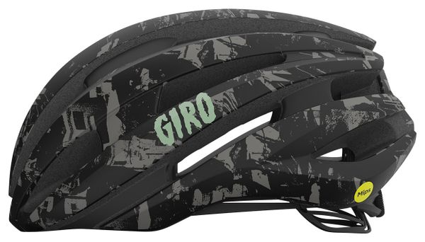 Casque Route Giro Synthe Mips II Gris Camo Mat