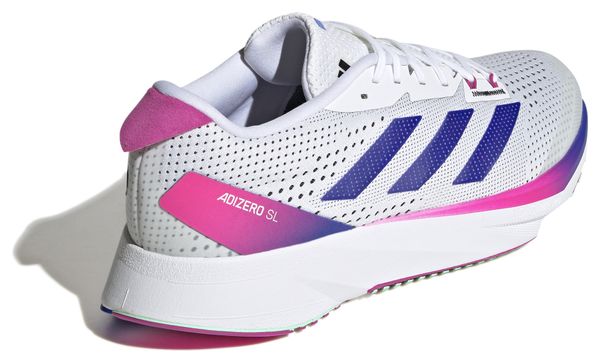 adidas running Adizero SL White Blue Pink