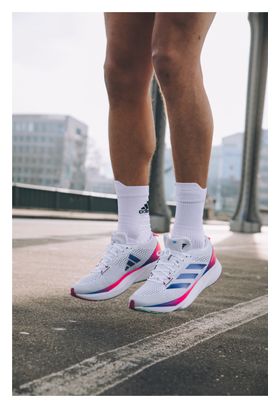 adidas running Adizero SL Running Shoes White Blue Pink