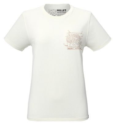 Camiseta Millet Cimaï Collab beige para mujer