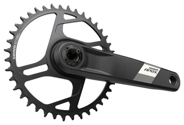 Sram Apex 1 DUB Wide crankset 40 Teeth 1x12V Black (Without Case)