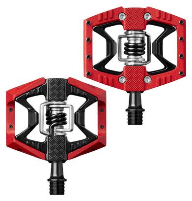 Refurbished Product - Pair of CRANK BROTHERS Double Shot 3 Red Black pedals