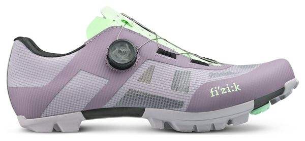 Fizik Proxy Mountain Bike Shoes - Purple/Green
