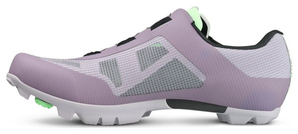Fizik Proxy Mountain Bike Shoes - Purple/Green