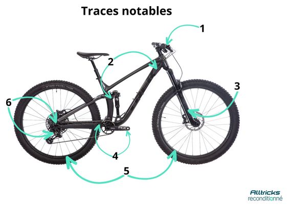 Refurbished Produkt - Mountainbike All-Suspenduced Trek Fuel EX 7 5th Gen. Sram NX Eagle 12V 29' Dark Prismatic 2023