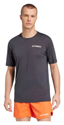 adidas Terrex Xperior Jersey met korte mouwen Zwart Heren