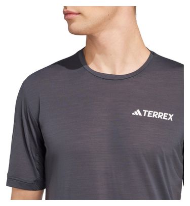 adidas Terrex Xperior Jersey met korte mouwen Zwart Heren
