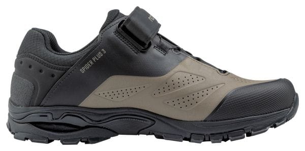 Zapatillas Mountain Bike Northwave Spider Plus 3 Beige Negro Hombre