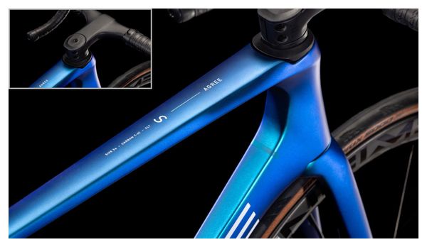 Cube Agree C:62 SLT Rennrad Shimano Dura-Ace Di2 12S 700 mm Nebula Blue 2025