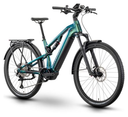 Raymon CrossRay Pro Full-suspension Electric Trekking Bike Shimano Deore 12S 800Wh 29'' Green