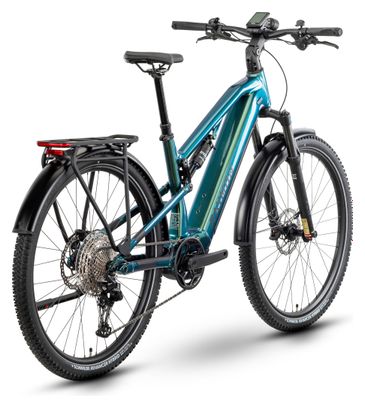 Raymon CrossRay Pro Full-suspension Electric Trekking Bike Shimano Deore 12S 800Wh 29'' Green