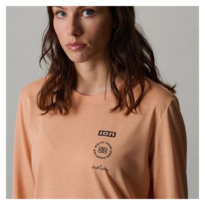 ION Ionic DR Beige MTB-trui met lange mouwen voor dames