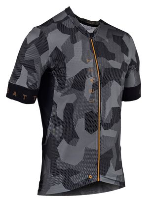 Leatt Endurance 5.0 Korte Mouw Trui Grijs/Camo