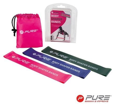 Lot de 3 bandes de résistances femme Pure2Improve body shaper