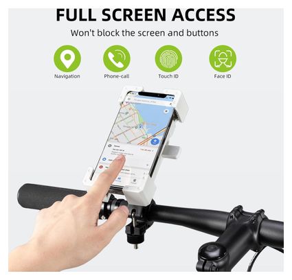 Support Téléphone Vélo  Réglable à 360°