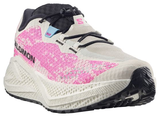 Scarpe da corsa Salomon Aero Glide 4 GRVL Bianco/Rosa Donna