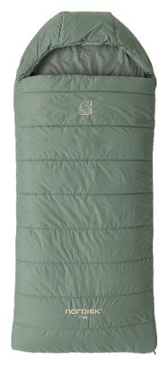 Sacco a pelo Nordisk Frigg Junior verde per bambini