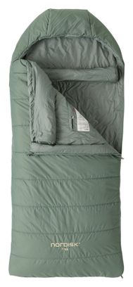 Sacco a pelo Nordisk Frigg Junior verde per bambini