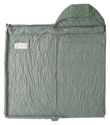Sacco a pelo Nordisk Frigg Junior verde per bambini
