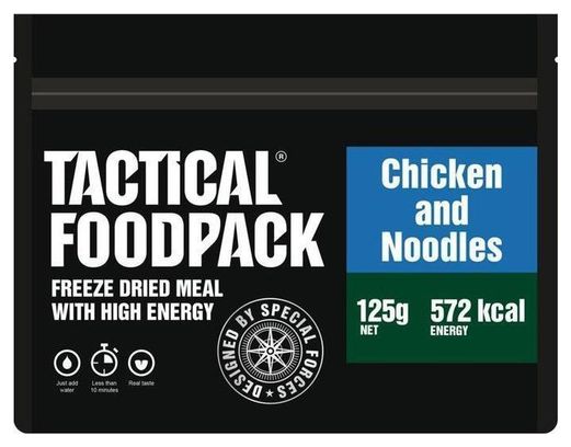 Ration lyophilisée Pâtes et Poulet 572 kcal Tactical Foodpack - Autre