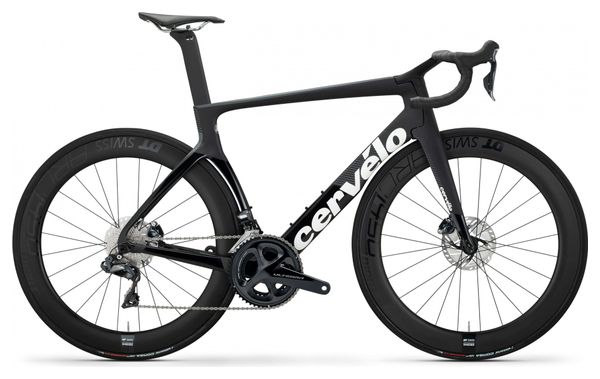 Vélo de Route Cervélo S5 Disc Shimano Ultegra Di2 8070 11V Noir/Blanc 2020