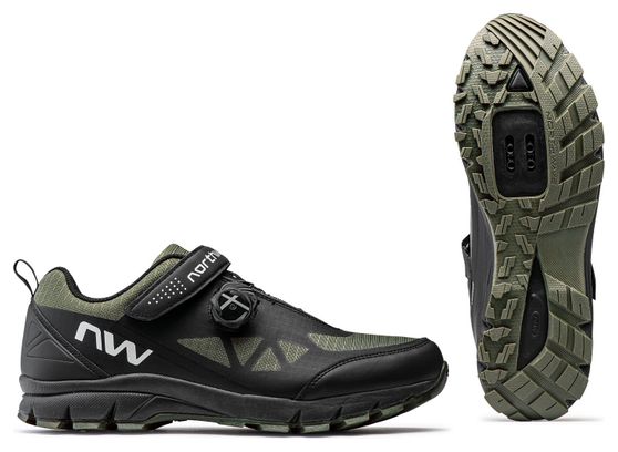 Chaussures VTT Northwave Corsair Noir/Forest Vert