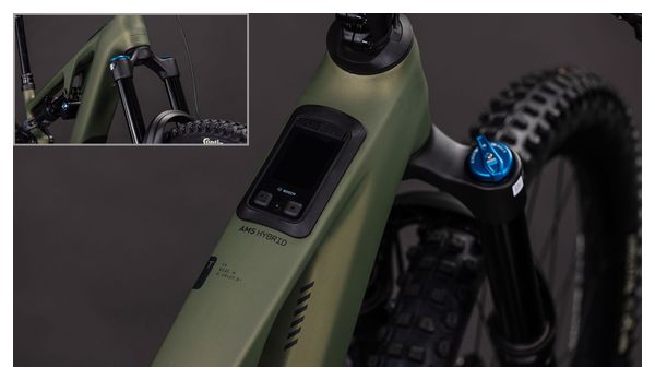 Cube AMS Hybrid 177 C:62 TM 600X MTB elettrica full suspension Sram 12S 600 Wh Bosch 100 Nm 29''/27,5'' Reed Green Matrix 2026