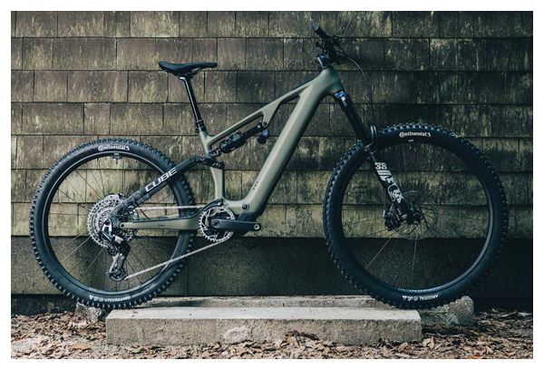 Cube AMS Hybrid 177 C:62 TM 600X MTB elettrica full suspension Sram 12S 600 Wh Bosch 100 Nm 29''/27,5'' Reed Green Matrix 2026