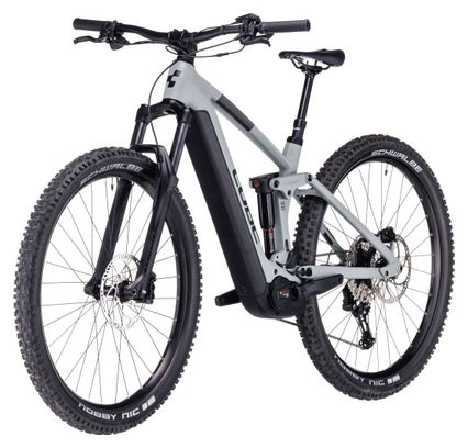 VTT Électrique Tout-Suspendu Cube Stereo Hybrid 140 HPC Pro 750 Shimano Deore 11V 750 Wh 29'' Gris Vert Swamp 2024