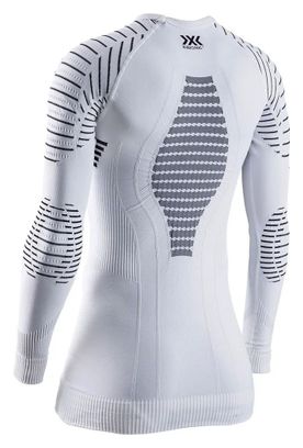 X-Bionic Invent FX Langarm Trikot Damen Weiß/Hellgrau