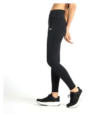 Collant New Balance Sleek High Rise Noir Femme