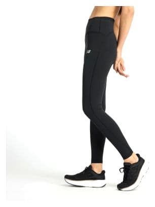 New Balance Sleek High Rise Tight Black Women's