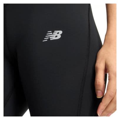 New Balance Sleek High Rise Tight Black Women's