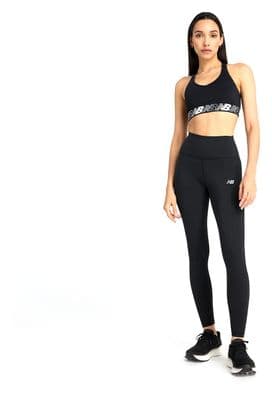Collant New Balance Sleek High Rise Noir Femme