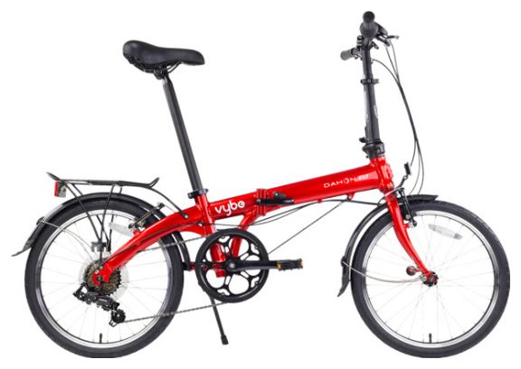 Dahon Vybe D7 Folding Bike Shimano 7V 20'' Red | Alltricks.com