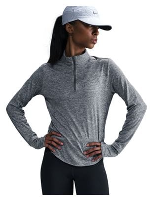 Dames Nike Dri-Fit Swift UV Grijs 1/2 Zip Top